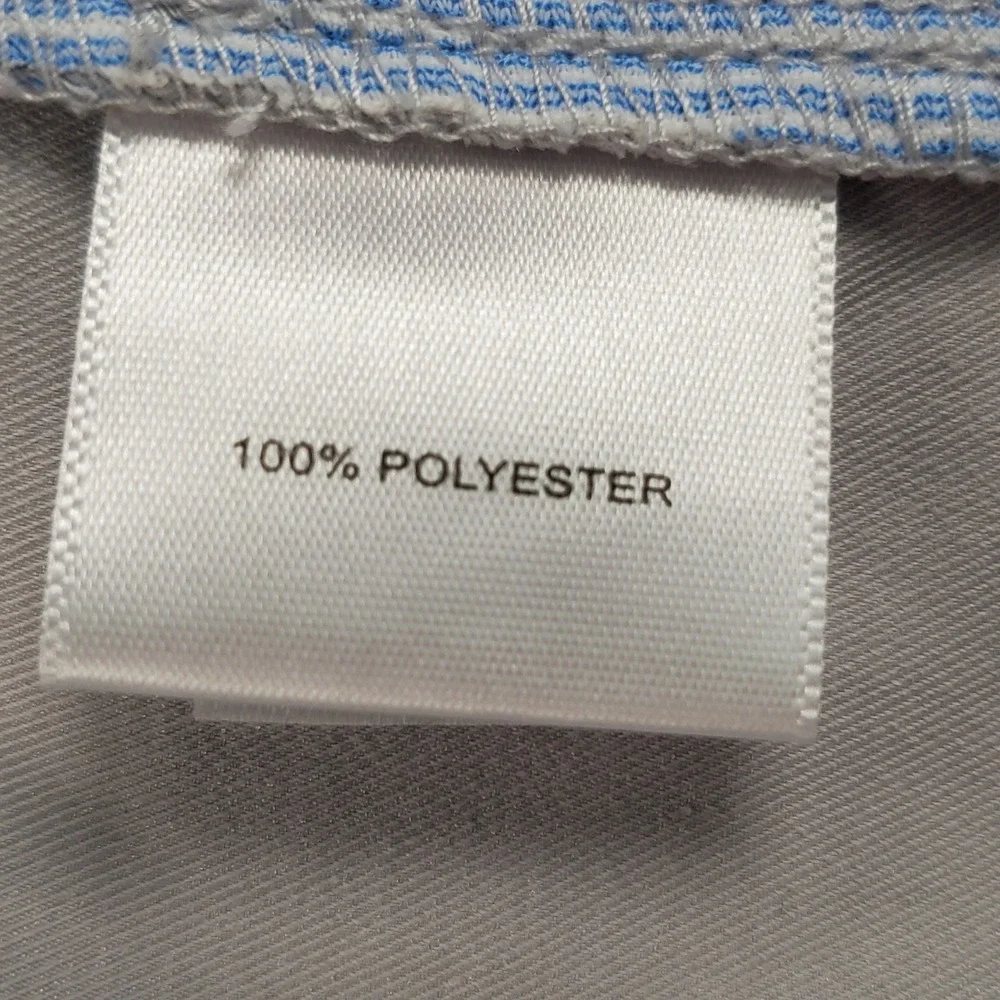 Peter Millar Pants Men 40/32 Light Gray Crown Sport Performance 5-Pocket EB66